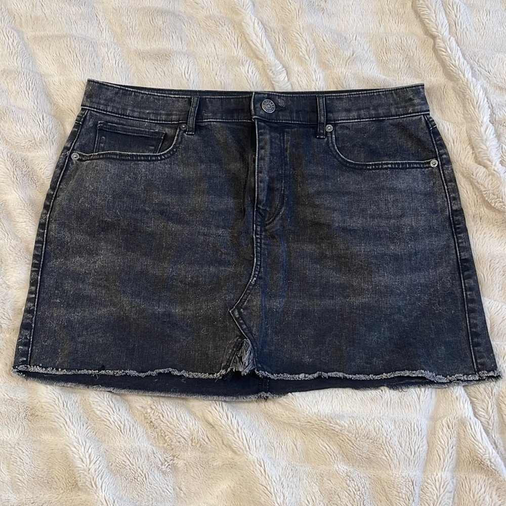 Mini jean skirt